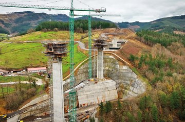 Riutilizzo del materiale al massimo e riduzione dei tempi di esecuzione nel viadotto Zumelegi